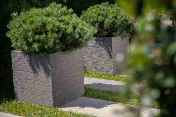 Цветочный горшок Square Brown Washed cube