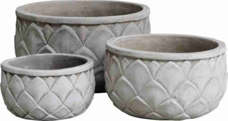 Горшок из терракоты Leaves Rownd