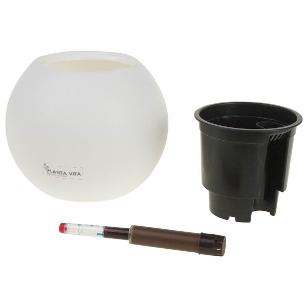 Пластиковое кашпо с автополивом Ball Matt