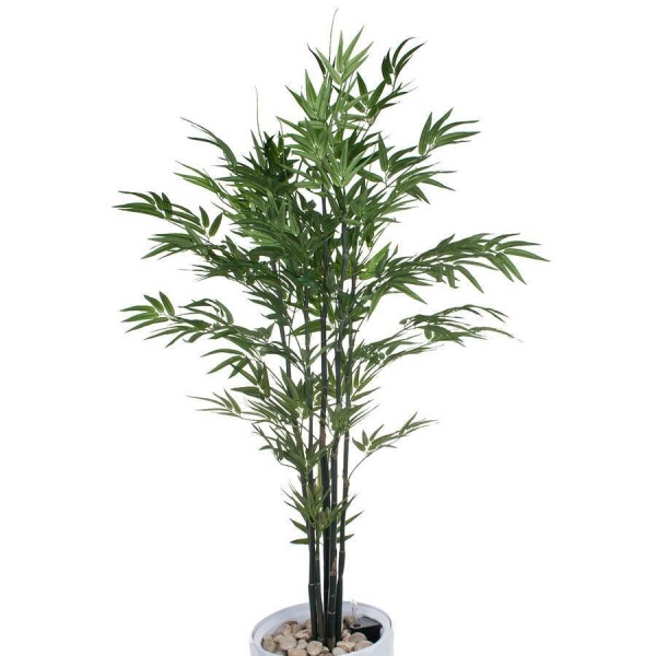 Бамбук искусственный в горшке Vase Rib