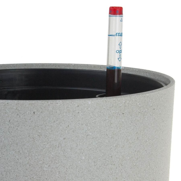 Пластиковое кашпо с автополивом Cylinder Stone