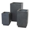 Высокий горшок Sandy black Column